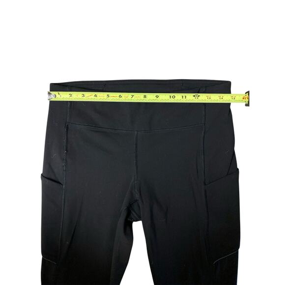 Lululemon Speed Up Tight 28” Black Full On Luxtreme Size 8 W5AVDS Leggings - Picture 6 of 11